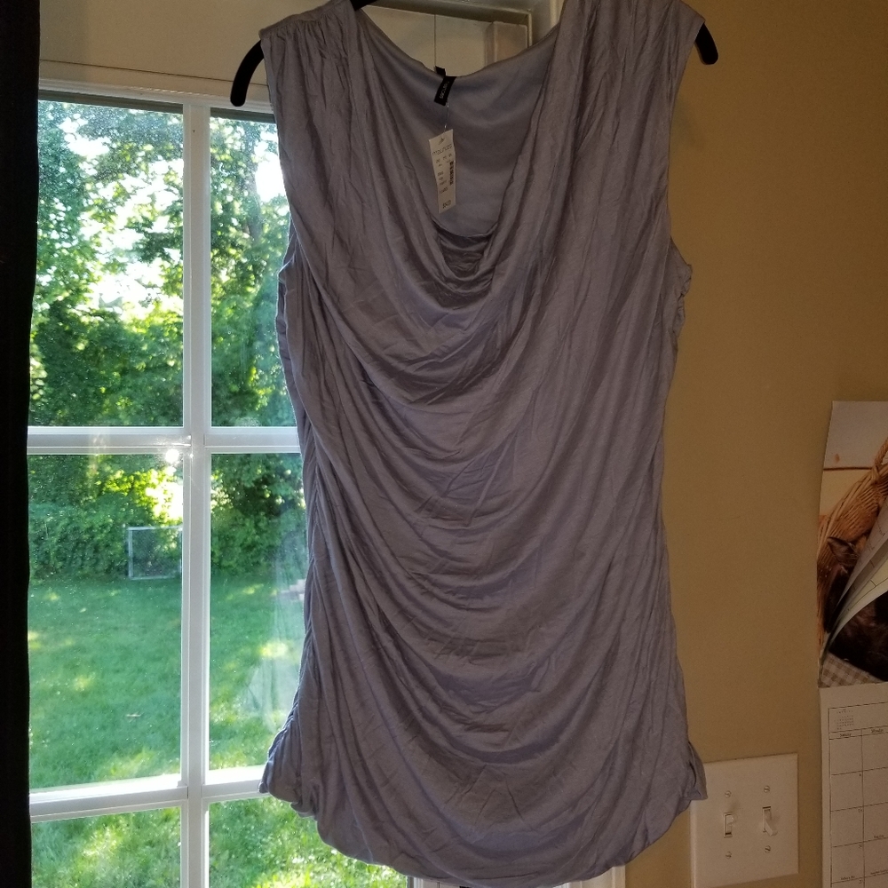 NWT - Maurices fitted cowl neck top - XL